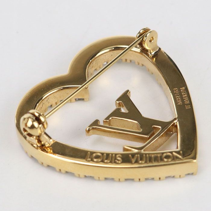 Louis Vuitton My LV Love M02163 Brooch Metal Ladies