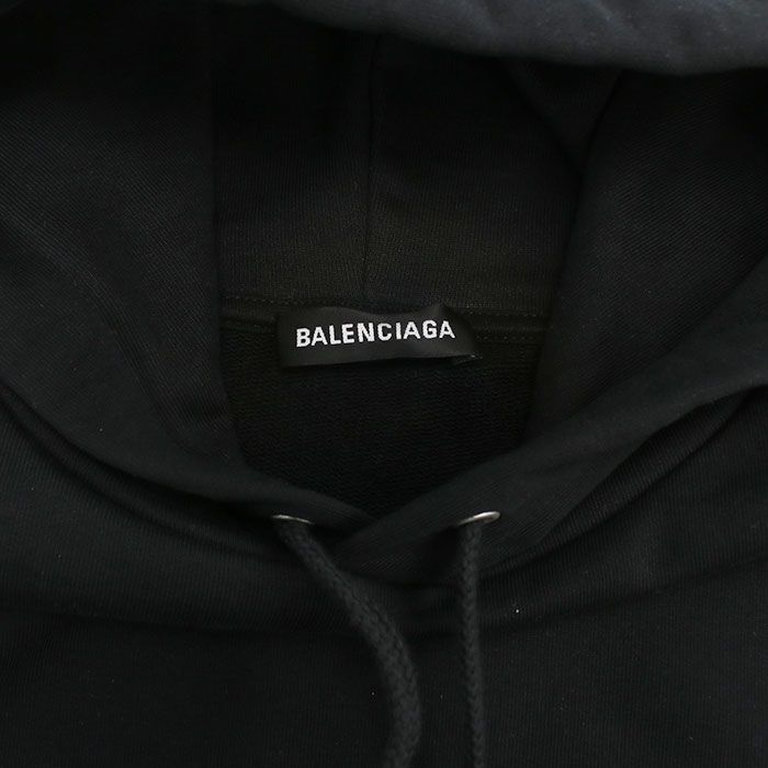 Balenciaga 556145 Tbv14 1000 Hoodie 100% Cotton Men's