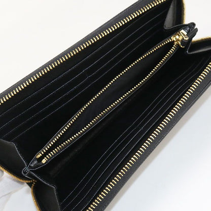 Prada Zip Around Long Wallet Saffiano Triangle 1ml506 2DMI F0002 Long Wallet