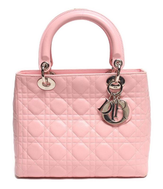 Christian Dior Handbag Leather Silver Hardware 32-ma-1004 Women Christian Dior