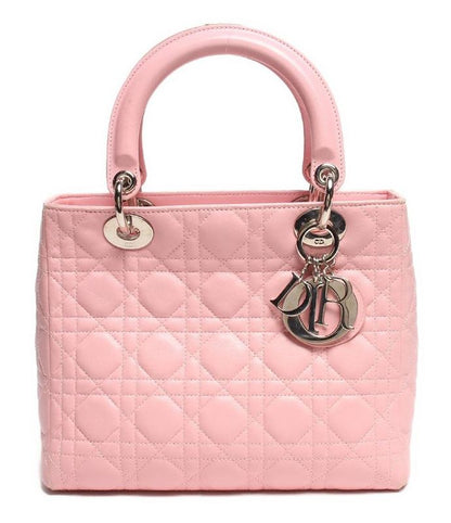 Christian Dior Handbag Leather Silver Hardware 32-ma-1004 Women Christian Dior