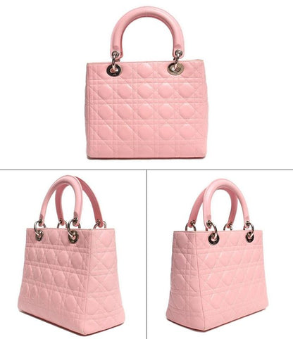 Christian Dior Handbag Leather Silver Hardware 32-ma-1004 Women Christian Dior