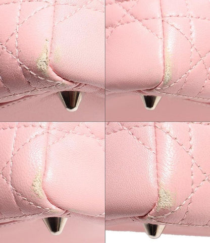 Christian Dior Handbag Leather Silver Hardware 32-ma-1004 Women Christian Dior