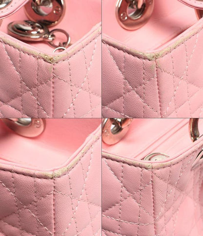 Christian Dior Handbag Leather Silver Hardware 32-ma-1004 Women Christian Dior