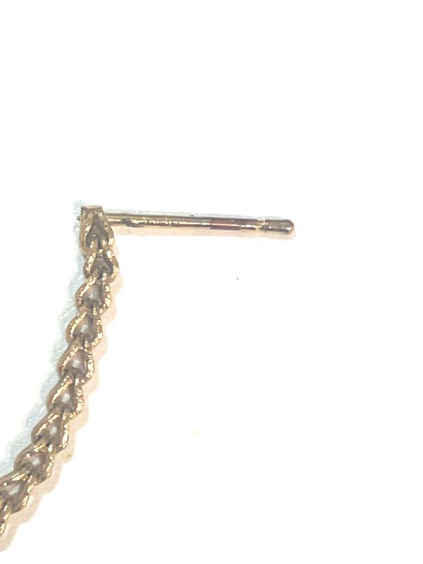 Chanel Gold Chain Earrings : X3189