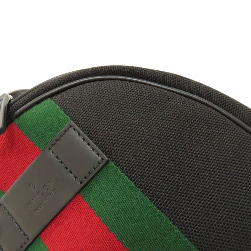 Gucci 630917 Sherry Line Backpack/daypack Nylon Canvas Women