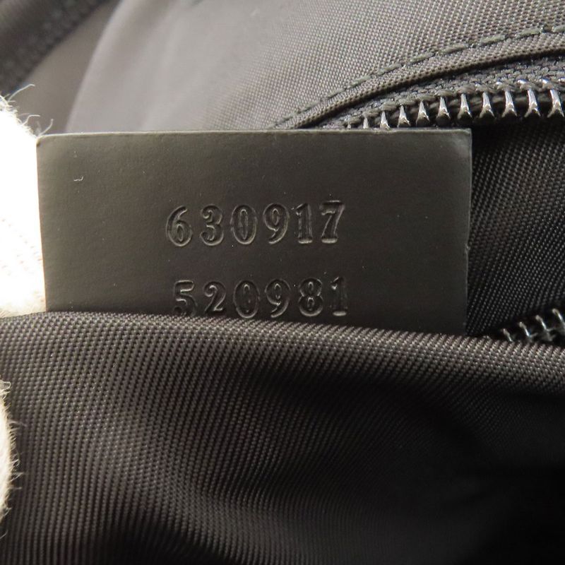 Gucci 630917 Sherry Line Backpack/daypack Nylon Canvas Women