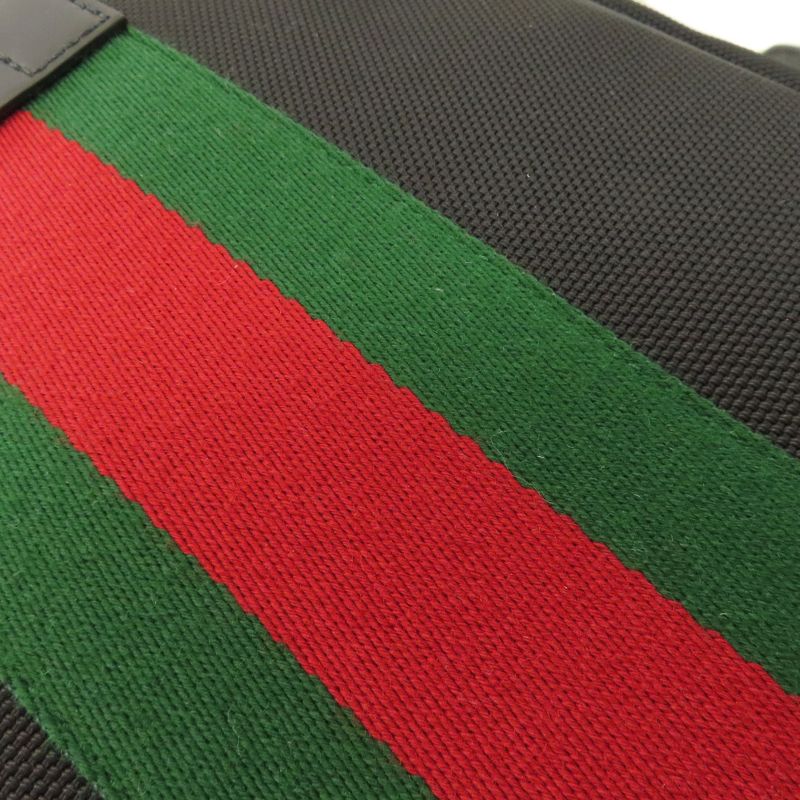 Gucci 630917 Sherry Line Backpack/daypack Nylon Canvas Women