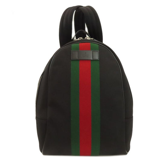 Gucci 630917 Sherry Line Backpack/daypack Nylon Canvas Women