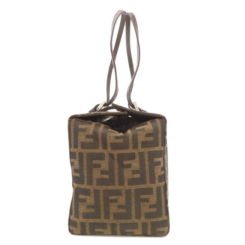 Fendi Zucca Pattern Handbag Canvas Women