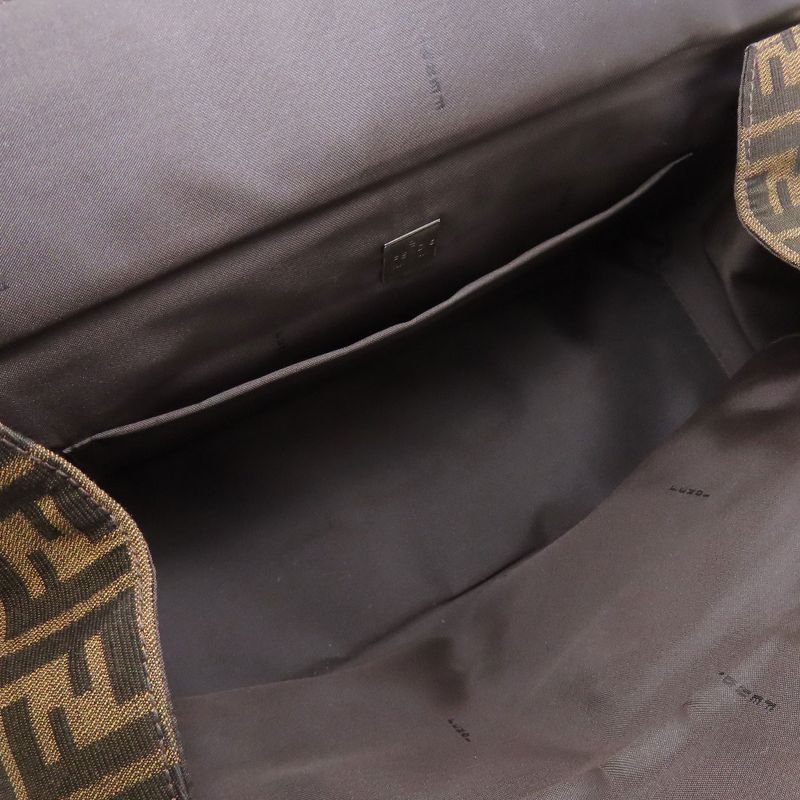 Fendi Zucca Pattern Handbag Canvas Women