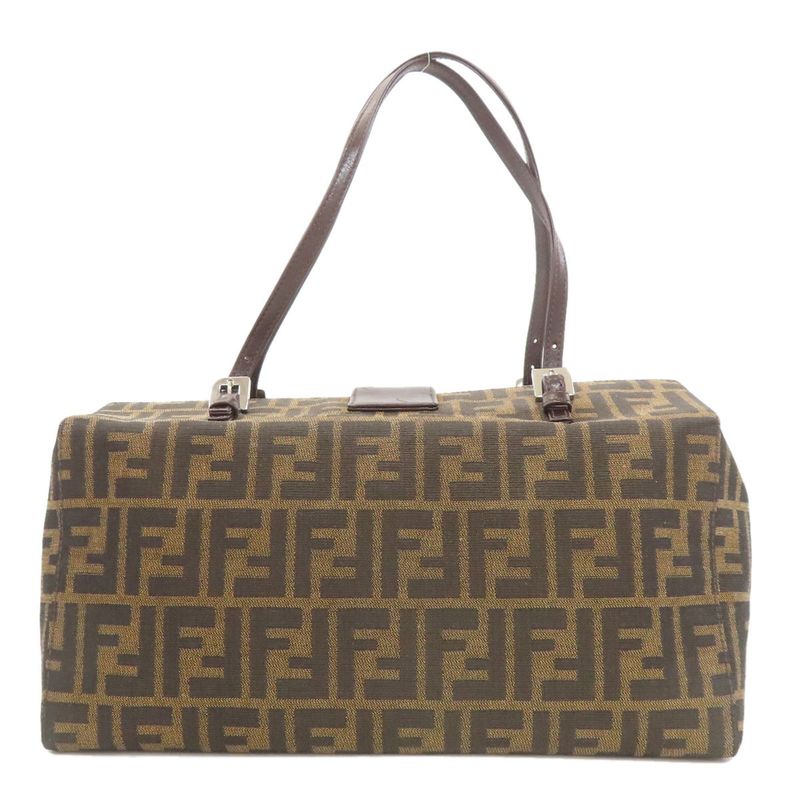 Fendi Zucca Pattern Handbag Canvas Women