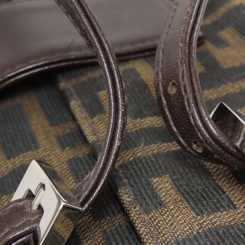 Fendi Zucca Pattern Handbag Canvas Women