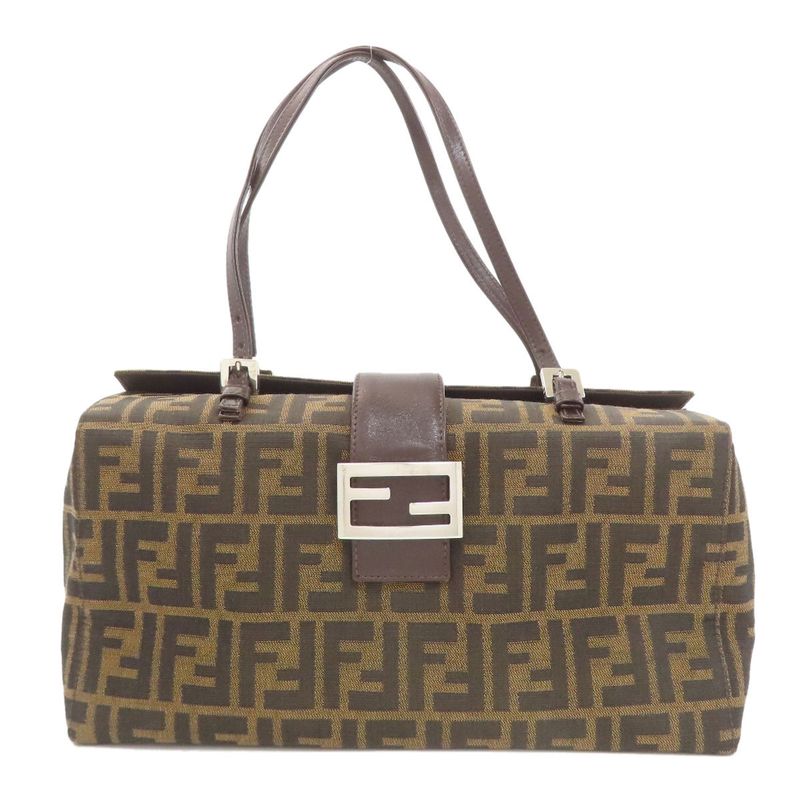 Fendi Zucca Pattern Handbag Canvas Women
