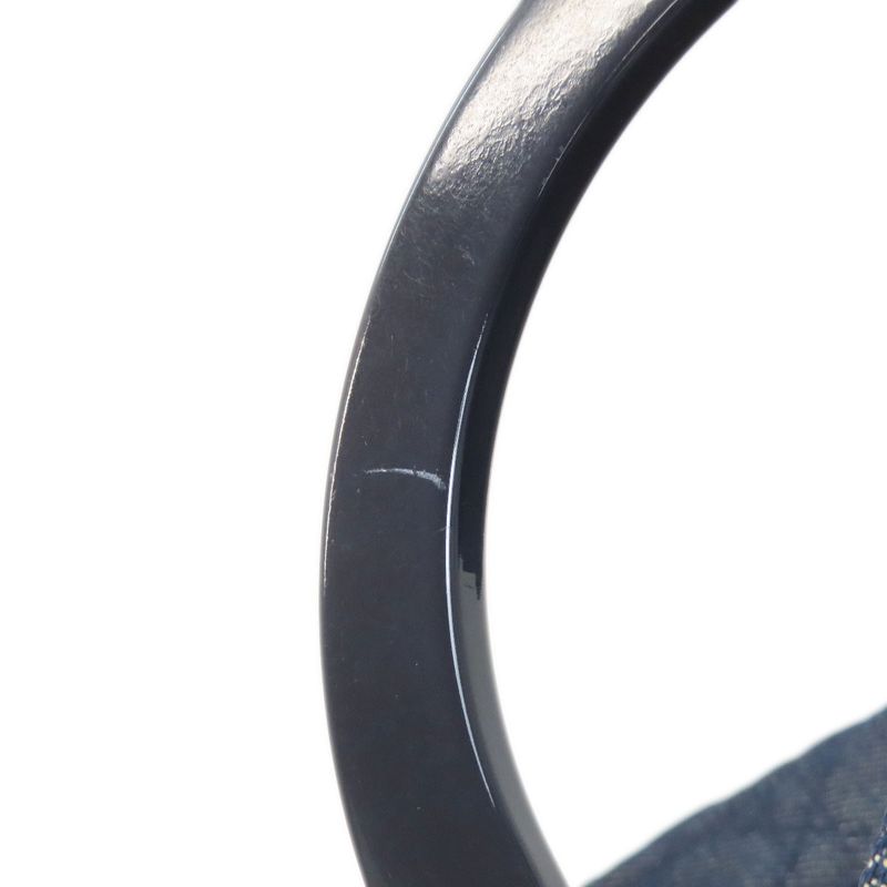 Christian DIOR Lady Dior Handbag Denim Women's