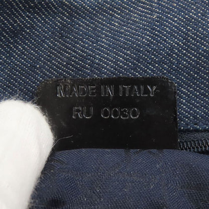 Christian DIOR Lady Dior Handbag Denim Women's