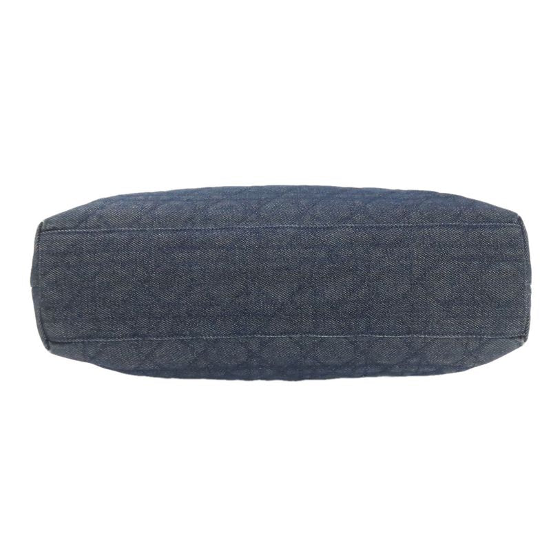 Christian DIOR Lady Dior Handbag Denim Women's