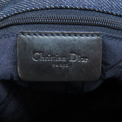 Christian DIOR Lady Dior Handbag Denim Women's