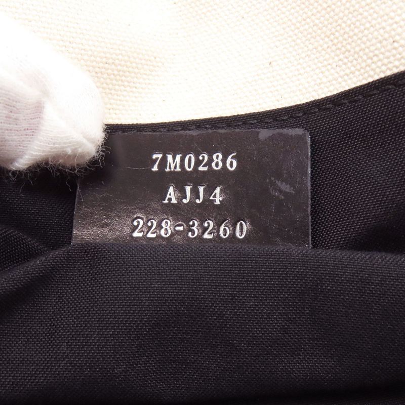 Fendi Logo Handbag Canvas Women