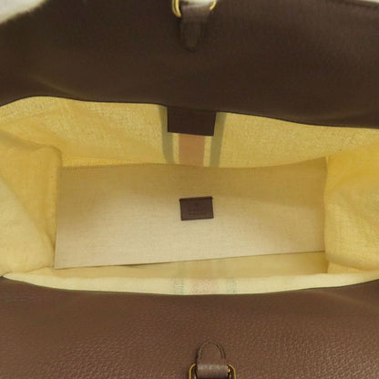 Gucci 657422 Sherry Line For Double Tote 2WAY Handbag Canvas Women