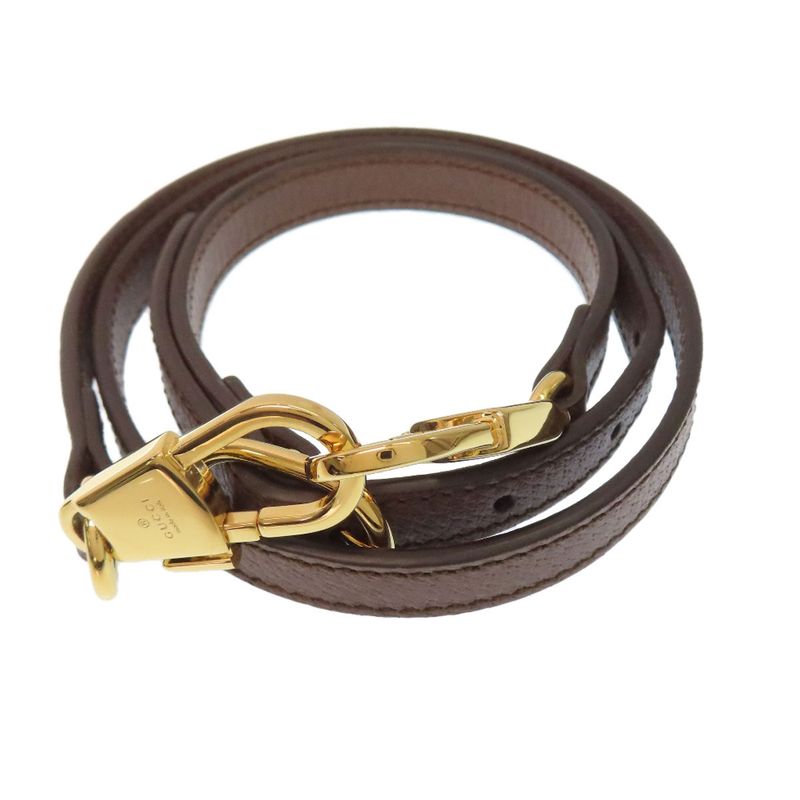 Gucci 657422 Sherry Line For Double Tote 2WAY Handbag Canvas Women