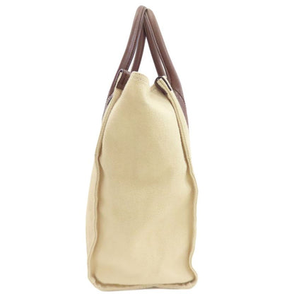 Gucci 657422 Sherry Line For Double Tote 2WAY Handbag Canvas Women