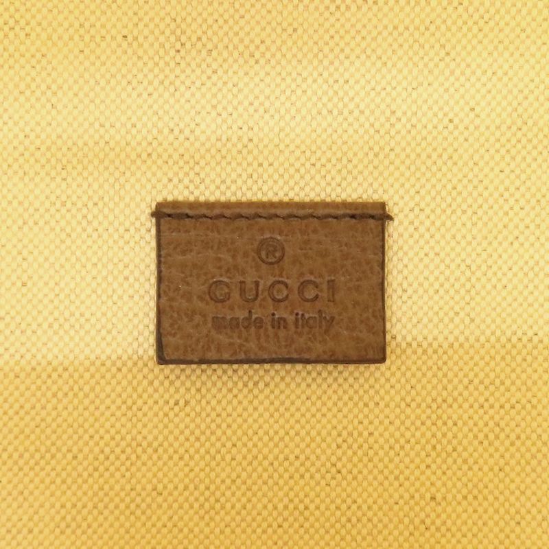 Gucci 657422 Sherry Line For Double Tote 2WAY Handbag Canvas Women