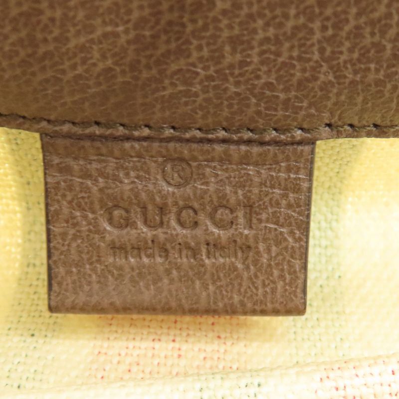 Gucci 657422 Sherry Line For Double Tote 2WAY Handbag Canvas Women