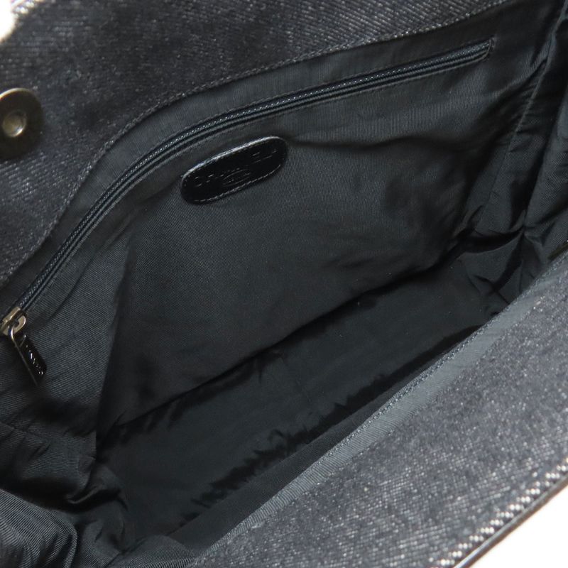 Chanel Coco Mark Tote Bag Denim Women