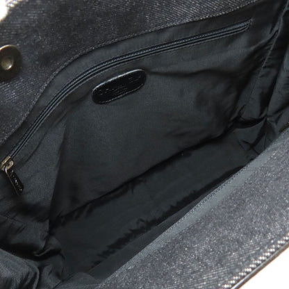 Chanel Coco Mark Tote Bag Denim Women