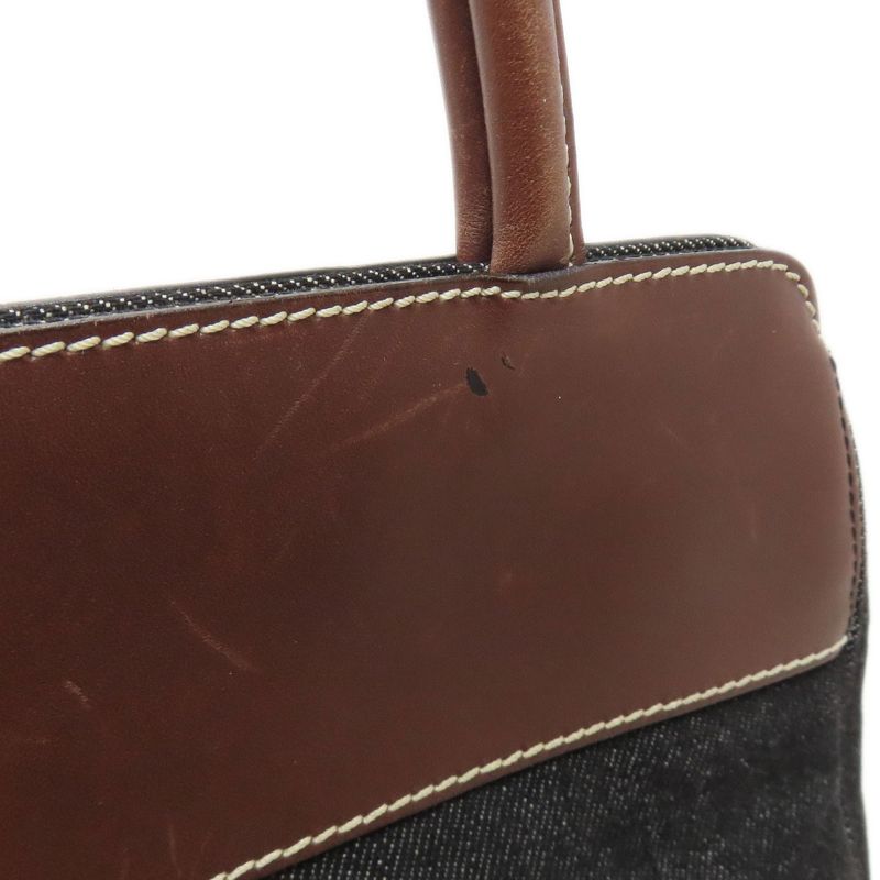 Chanel Coco Mark Tote Bag Denim Women