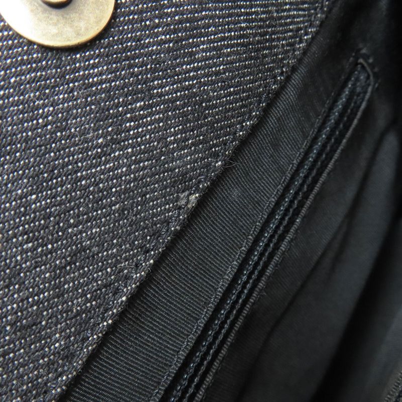 Chanel Coco Mark Tote Bag Denim Women