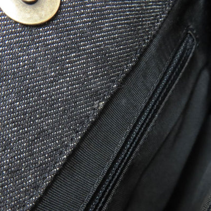 Chanel Coco Mark Tote Bag Denim Women