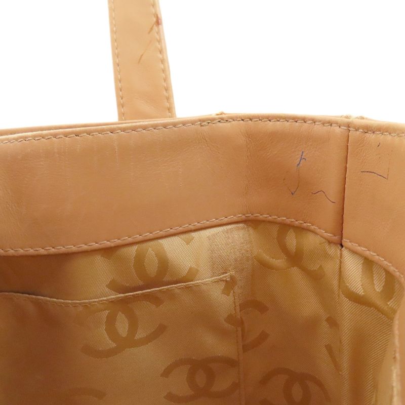 Chanel A18126 Wild Stitch Gold Hardware Tote Bag Calf Women