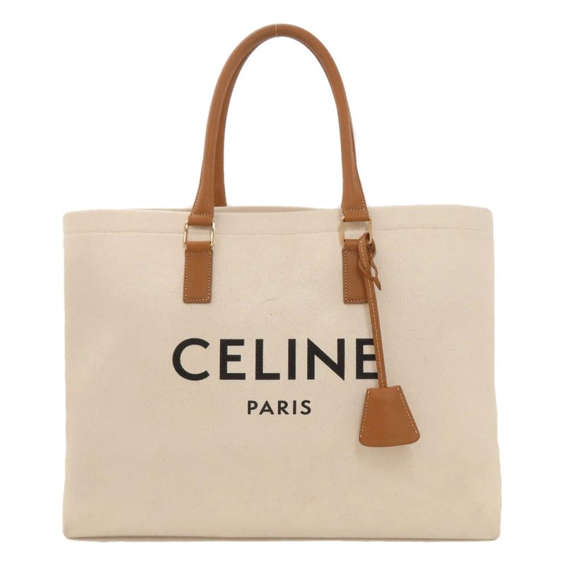Celine Horizontal Cabas Tote Bag Canvas Women