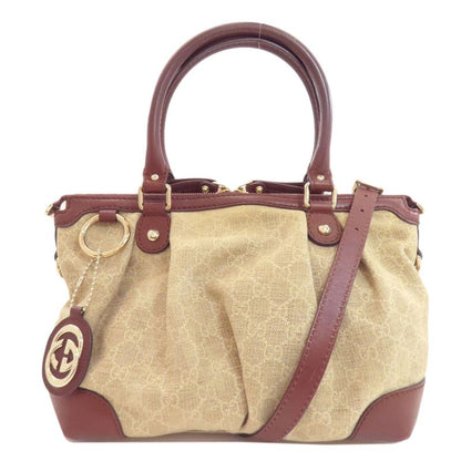 Gucci 347902 GG 2WAY Tote Bag Canvas Women