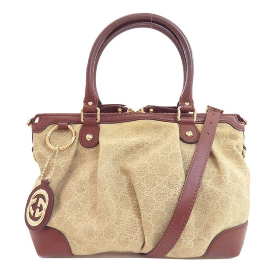 Gucci 347902 GG 2WAY Tote Bag Canvas Women