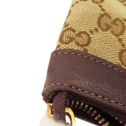 Gucci 141470 GG Tote Bag Canvas Leather Women