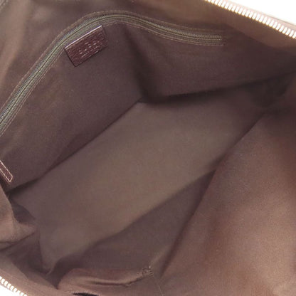 Gucci 141470 GG Tote Bag Canvas Leather Women