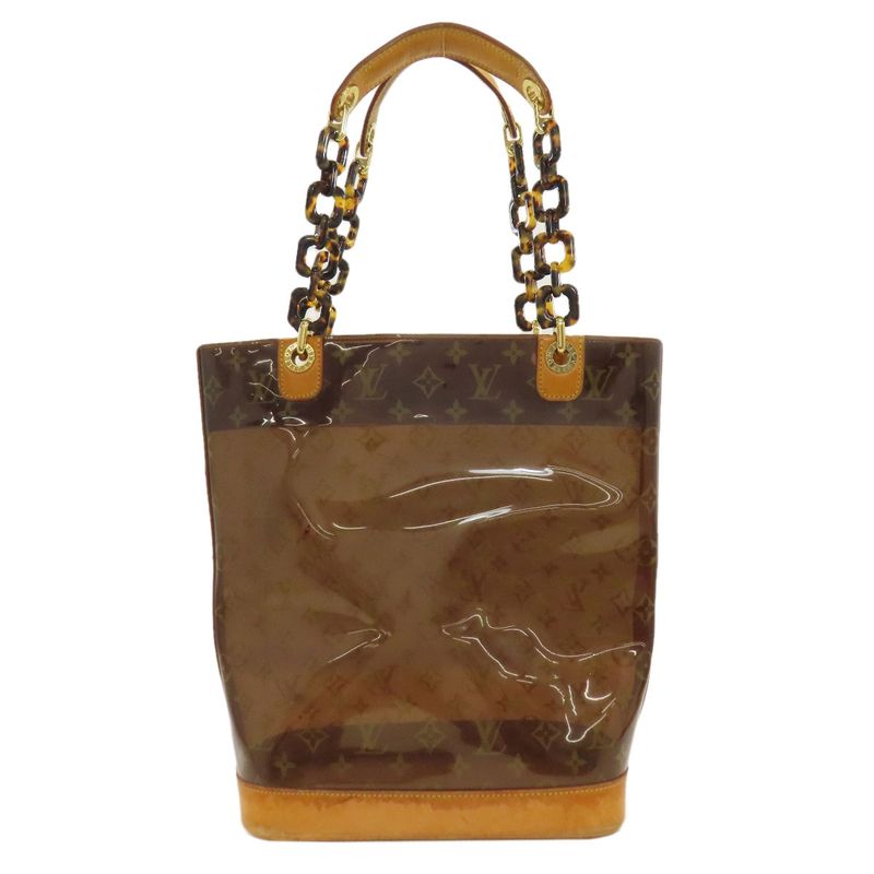 Louis Vuitton M92501 Cabas Ambre MM Tote Bag Vinyl Women