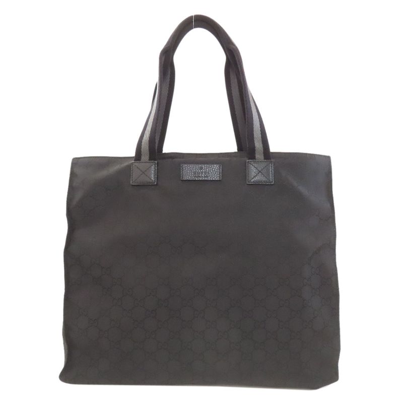 Gucci 449178 Outlet GG Tote Bag Nylon Canvas Women