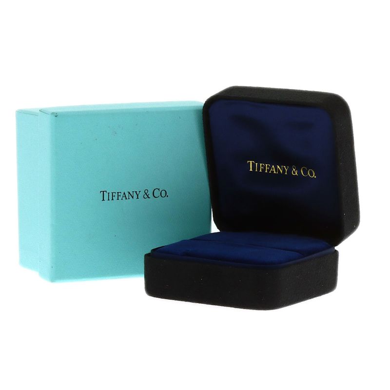 Tiffany & Co Ribbon Diamond I-vvs1-ex Ring Pt950 Ladies