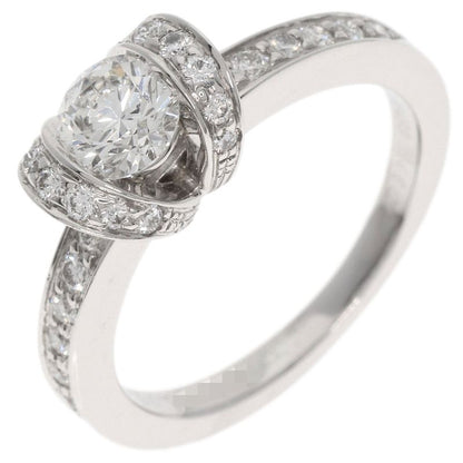 Tiffany & Co Ribbon Diamond I-vvs1-ex Ring Pt950 Ladies
