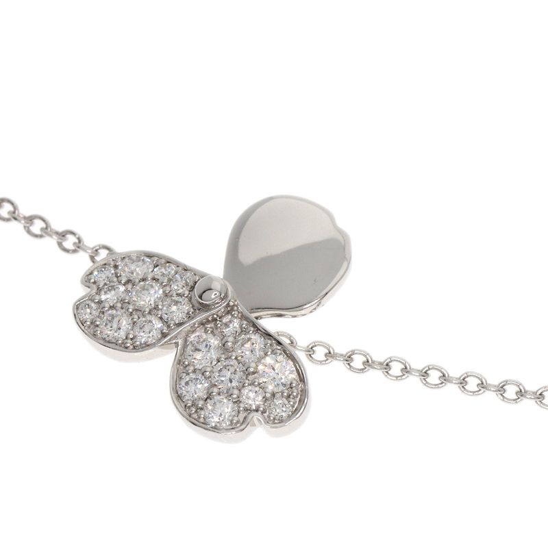 Tiffany & Co Paper Flower Diamond Bracelet Pt950 Ladies