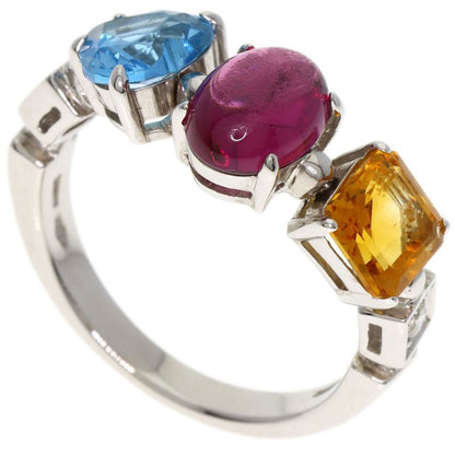 Bvlgari Bulgari Allegra Multi-colored Stone Ring - 18K White Gold Ladies