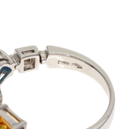 Bvlgari Bulgari Allegra Multi-colored Stone Ring - 18K White Gold Ladies