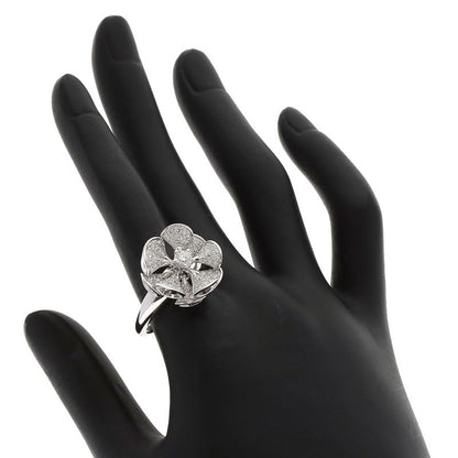 Bvlgari Bulgari DIVA Dream Flower Diamond Ring And Ring 18K White Gold Ladies