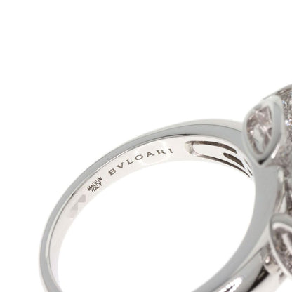 Bvlgari Bulgari DIVA Dream Flower Diamond Ring And Ring 18K White Gold Ladies