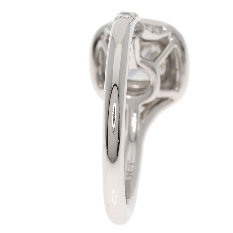 Tiffany & Co Soleste Cushion Cut Diamond E-vvs2-ex Ring Pt950 Ladies