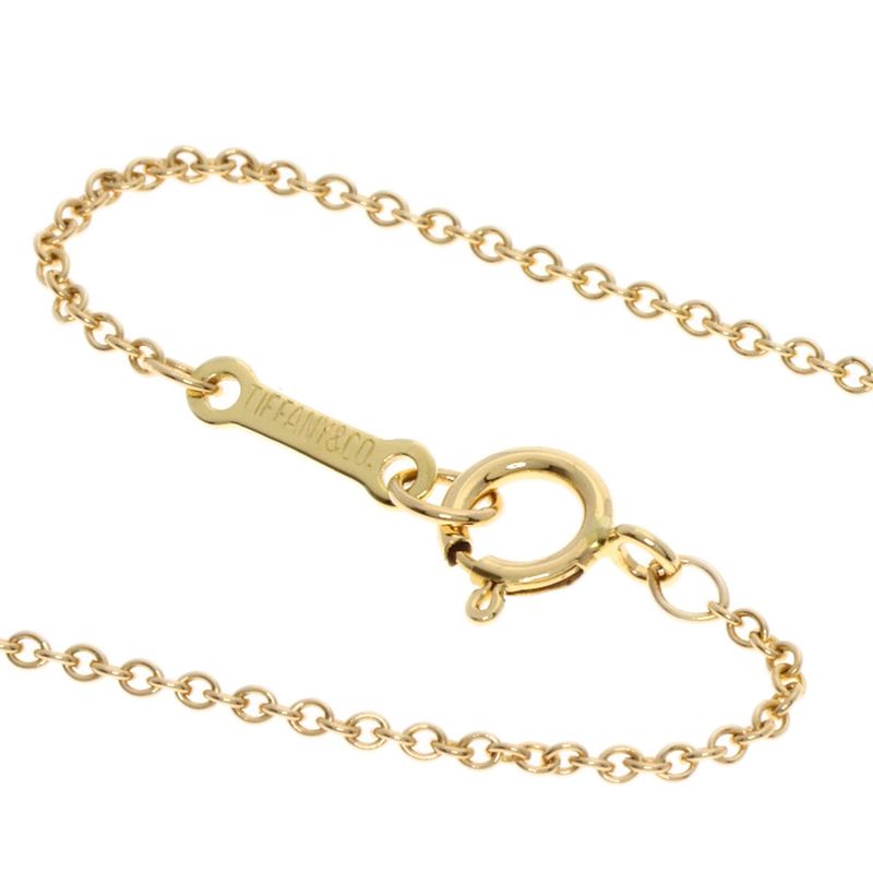 Tiffany & Co Heart Diamond Necklace 18K Yellow Gold Ladies